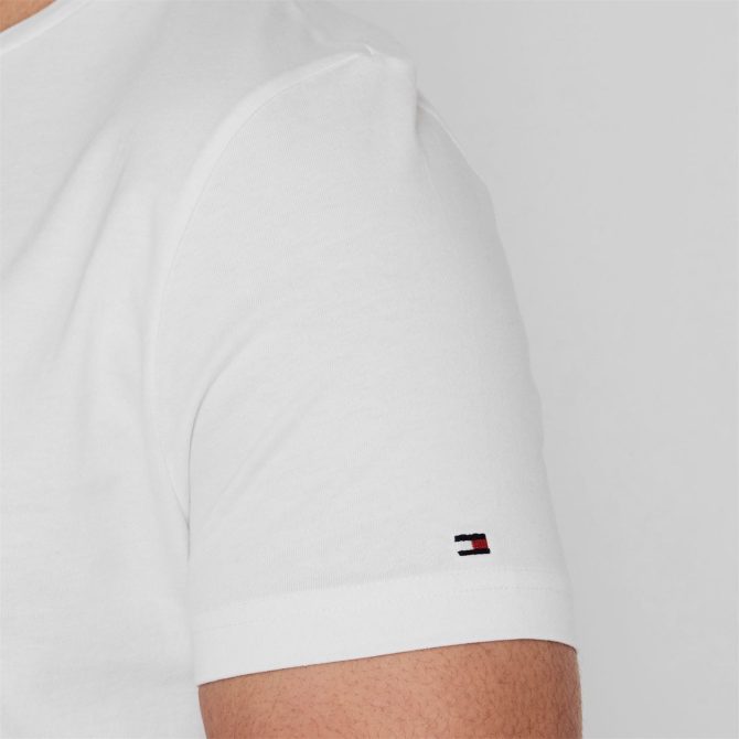 Logo Crew Neck T Shirt Tommy Hilfiger Superior Style - Image 4