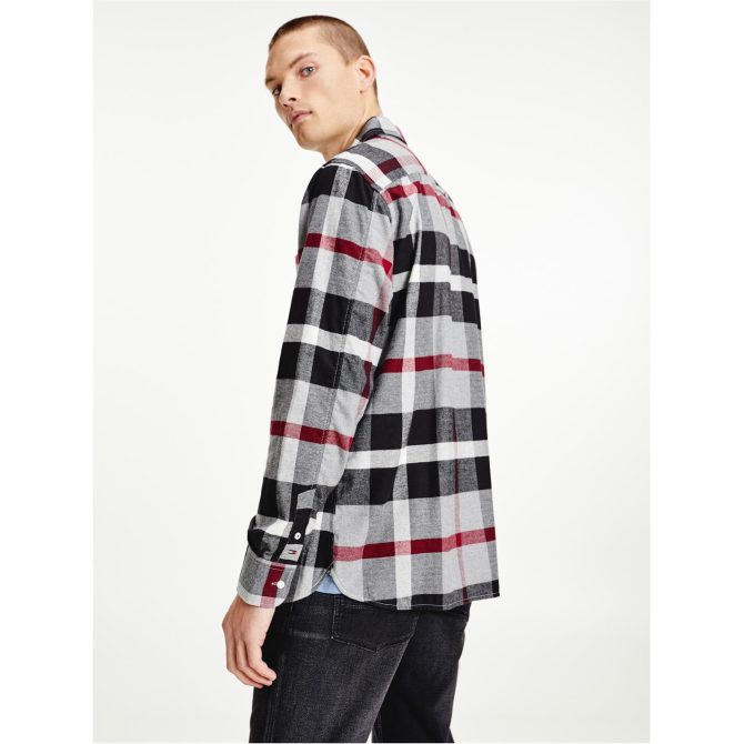 Check Overshirt Tommy Hilfiger Fascinating Model - Image 5