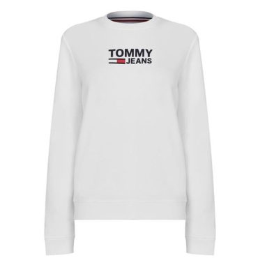 Logo Crew Sweatshirt Tommy Jeans Cut Price
