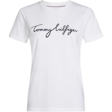 Tommy Heritage Graphic Tee Womens Tommy Hilfiger Free Delivery