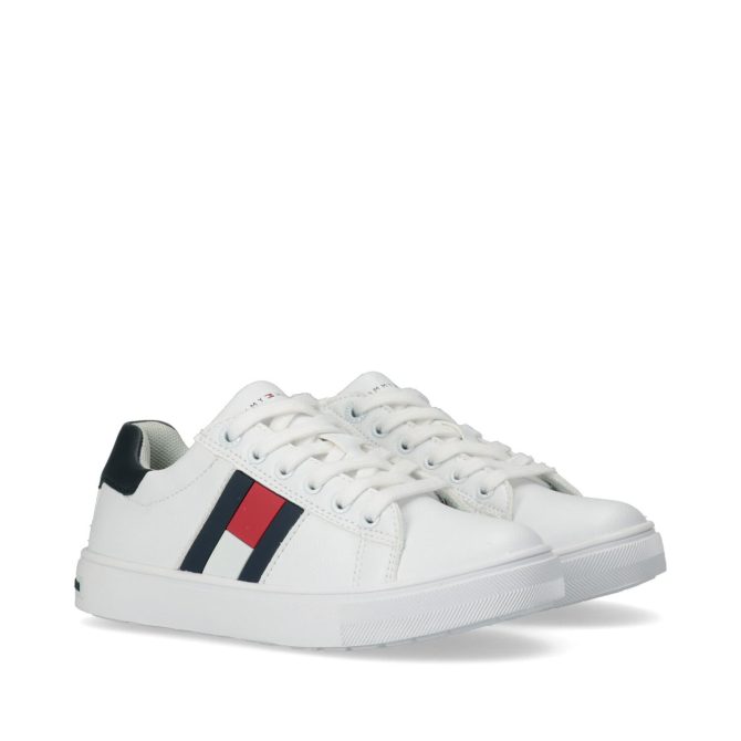 LG Flag Lace Trainers Tommy Hilfiger Cut Price - Image 2