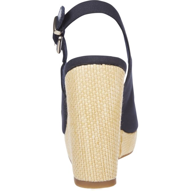 Iconic Elena Sling Back Wedges Tommy Hilfiger Shoping Model - Image 3