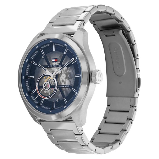 Tommy Hilfiger Gents Skeleton Dial Watch Free Delivery - Image 2