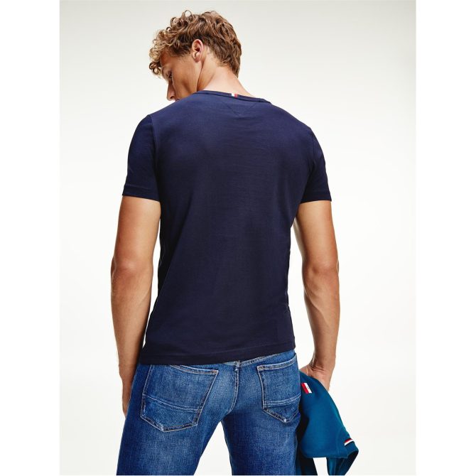 Stripe Box T Shirt Tommy Hilfiger Free Delivery - Image 5