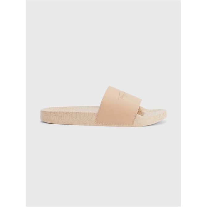 Metallic Pool Sliders Tommy Hilfiger Sale Merchandise
