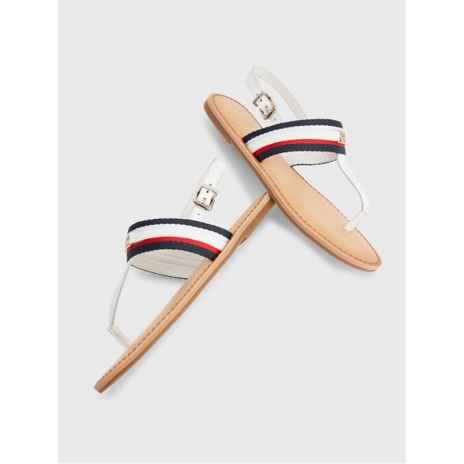 Corporate Webbing Flat Sandals Tommy Hilfiger Hot Sell - Image 4