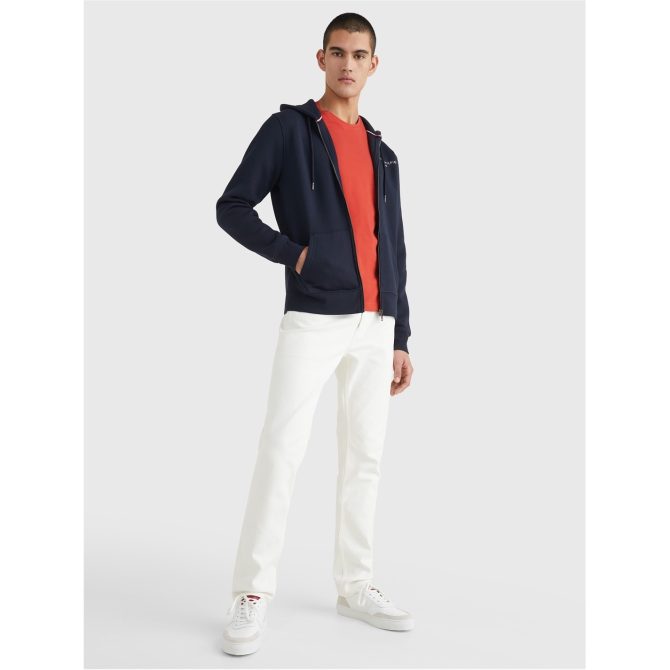Logo Zip Through Hoodie Tommy Hilfiger Sells Cheap - Image 4