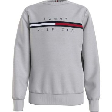 Flag Rib Crew Neck Sweatshirt Tommy Hilfiger Trend Model