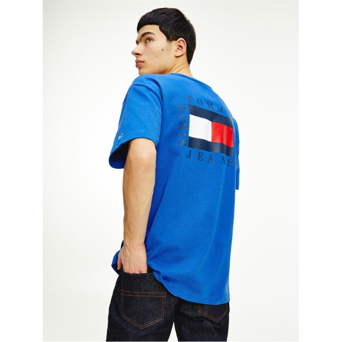 Box Flag T Shirt Tommy Jeans On Sale - Image 3