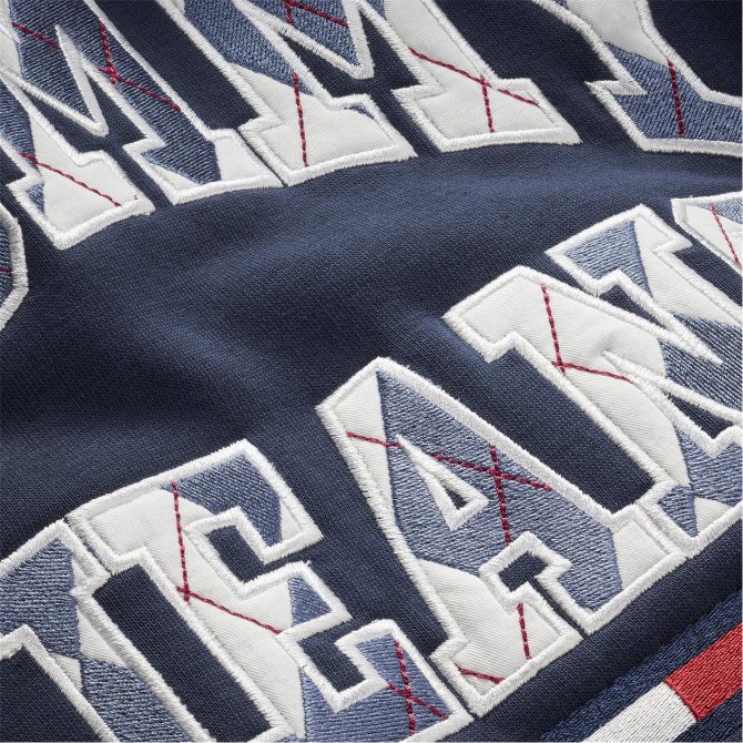 College Argyle Crew Sweatshirt Tommy Jeans On Sale - Image 7