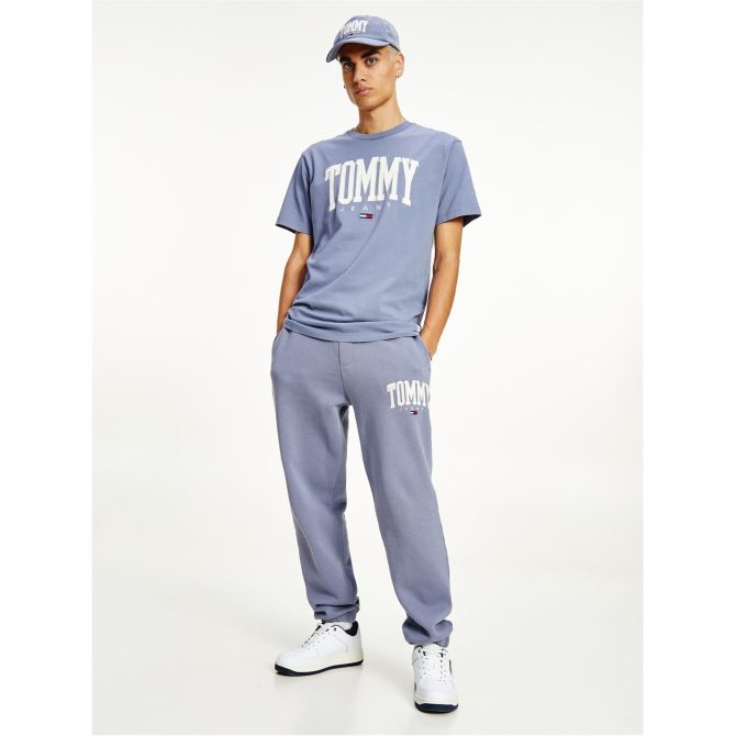 Collegiate T Shirt Tommy Jeans Shoping Model - Image 2
