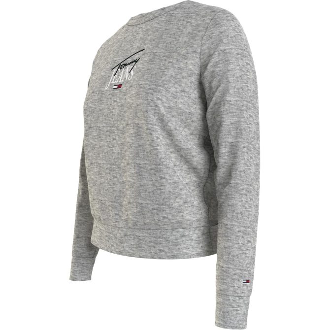 Essential Logo Crew Sweatshirt Tommy Jeans Trend Model - Image 3