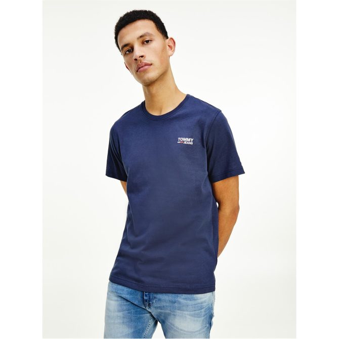 Regular Corp Logo T Shirt Tommy Jeans Free Delivery - Image 6