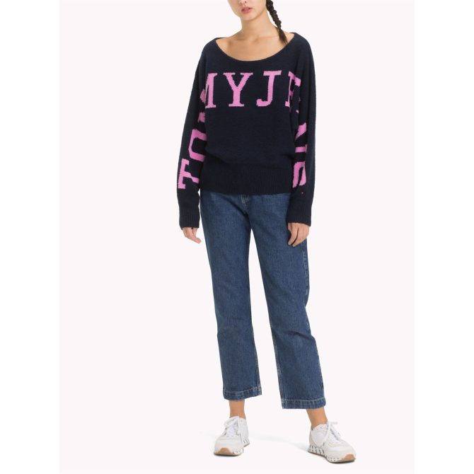 Tommy Jeans Bat Wing Sweater Tommy Hilfiger Free Delivery - Image 5