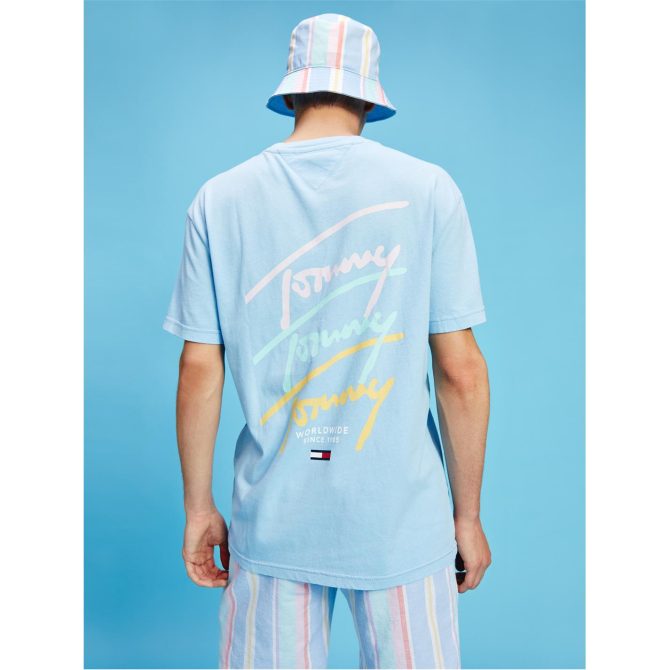 Repeat Script T-Shirt Tommy Jeans On Sale - Image 2