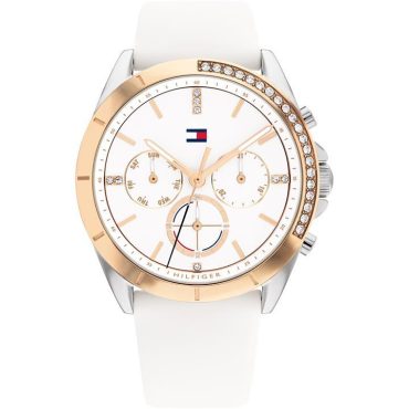 Ladies Stone Set Bezel Watch Tommy Hilfiger Free Delivery