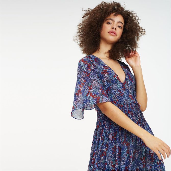 Floral Maxi Dress Tommy Jeans Cut Price - Image 3