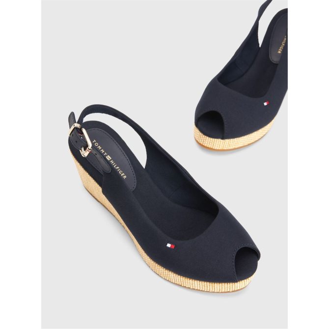 Iconic Elba Sling Back Wedges Tommy Hilfiger Hot Sell - Image 3
