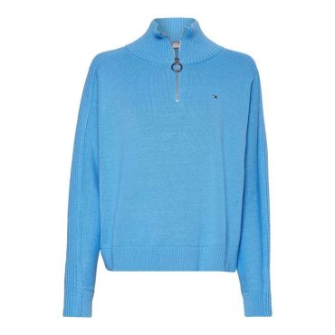 Hayana Zip Up High Neck Sweater Tommy Hilfiger Sale Merchandise