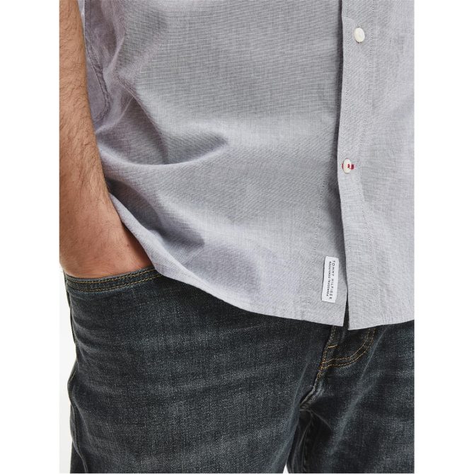 Short Sleeve Poplin Shirt Tommy Hilfiger Free Delivery - Image 6