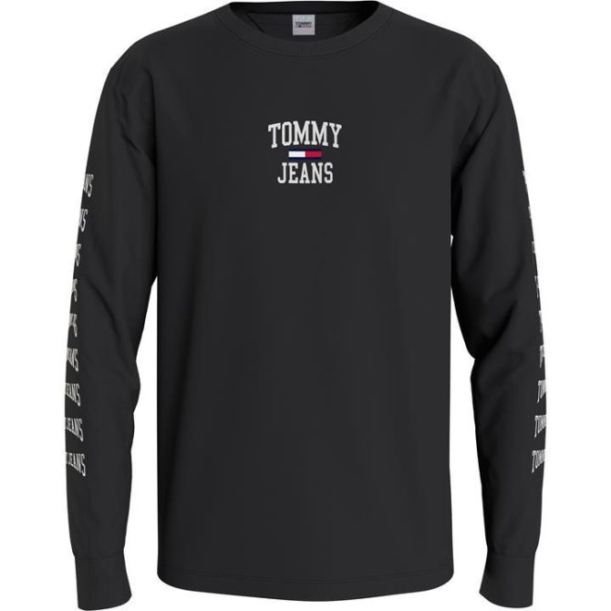Homespun Long Sleeve T Shirt Tommy Jeans Trend Model