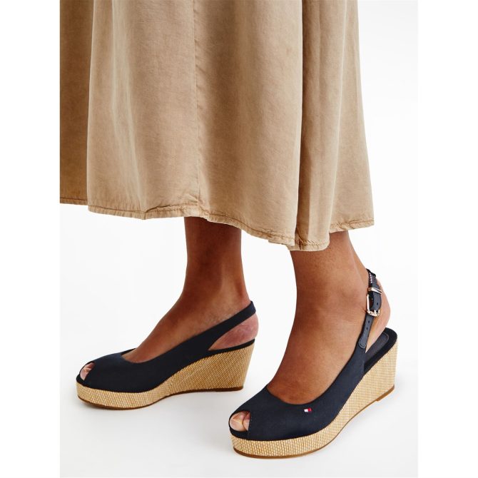 Iconic Elba Sling Back Wedges Tommy Hilfiger Hot Sell - Image 6
