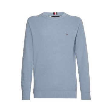 Pique Crew Sweater Tommy Hilfiger Fascinating Model