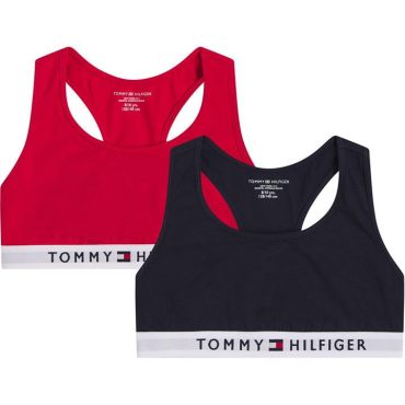 Tommy Hilfiger 2 Pack Logo Bra Cut Price