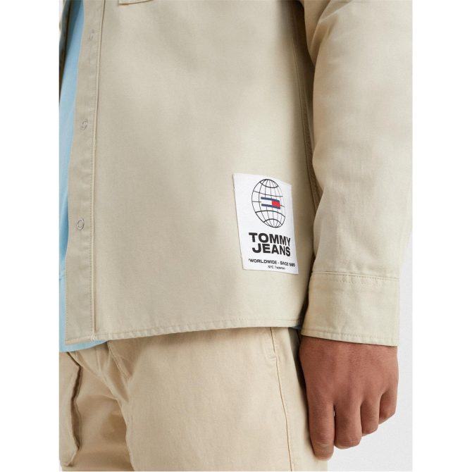 Soft Solid Cotton Over shirt Tommy Jeans Affordable Price - Image 5