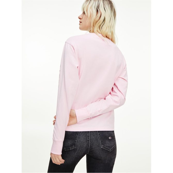 Box Flag Long Sleeve T Shirt Tommy Jeans Sale Merchandise - Image 3