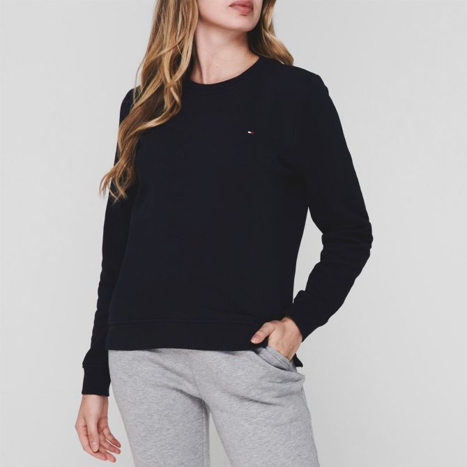 Heritage Crew Neck Sweatshirt Ladies Tommy Hilfiger Trend Model - Image 2