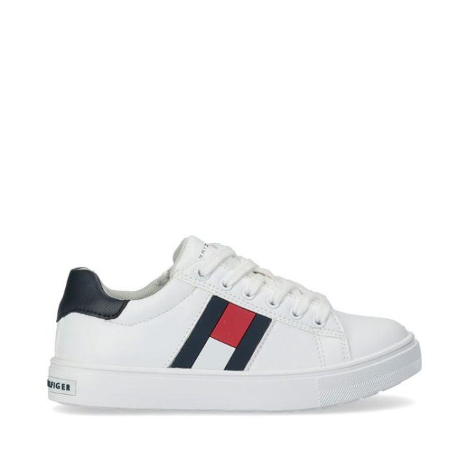 LG Flag Lace Trainers Tommy Hilfiger Cut Price