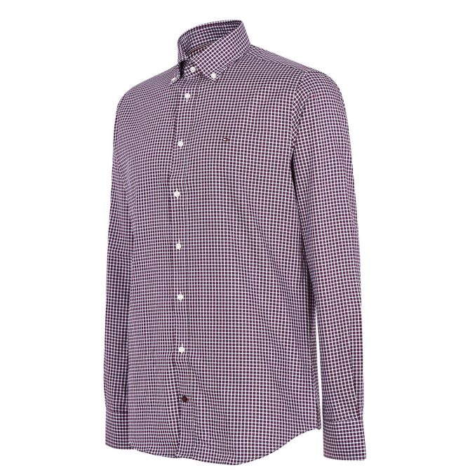 Button Down Checked Shirt Tommy Hilfiger Cut Price - Image 7