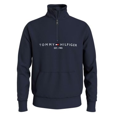 Logo Mockneck Sweatshirt Tommy Hilfiger Free Delivery