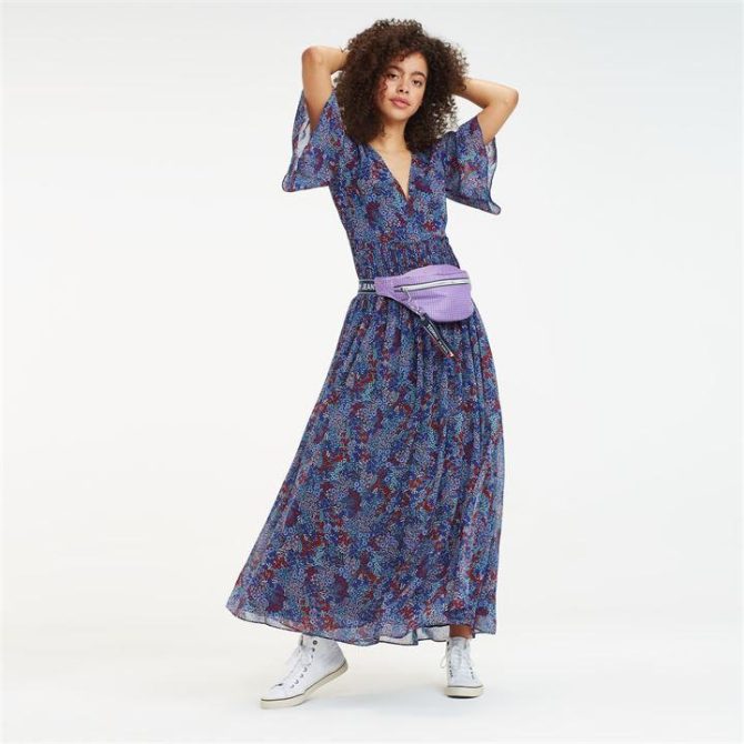 Floral Maxi Dress Tommy Jeans Cut Price