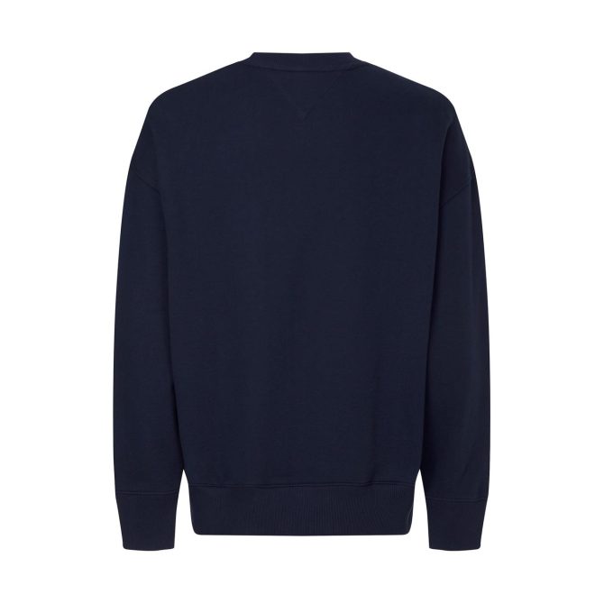Badge Crew Neck Sweatshirt Tommy Jeans Free Delivery - Image 2