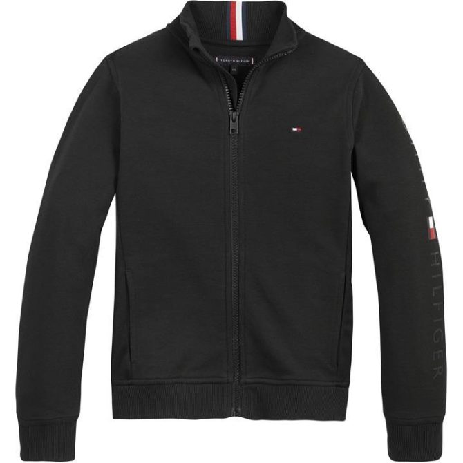 Fleece Zipped Sweater Junior Tommy Hilfiger Affordable Price