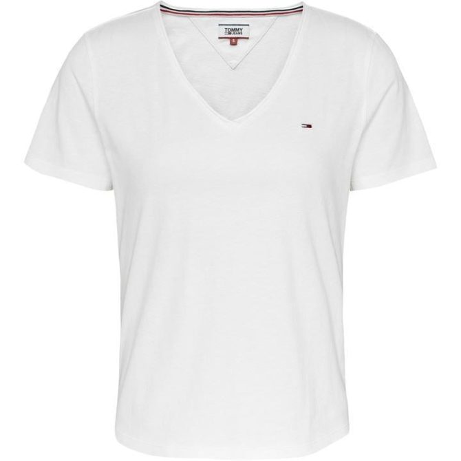 Slim V Neck T Shirt Tommy Jeans Sale Merchandise