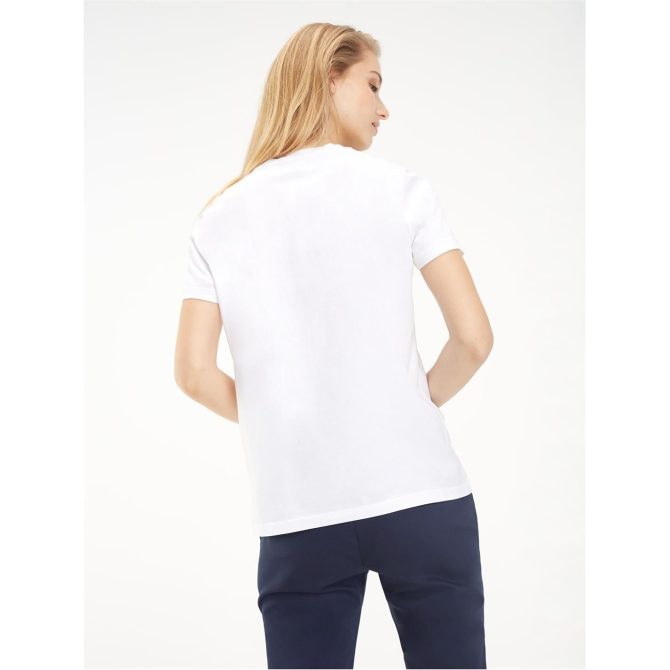 Tommy Heritage Graphic Tee Womens Tommy Hilfiger Free Delivery - Image 6