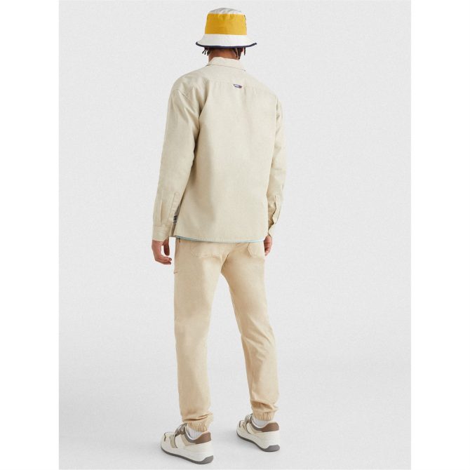 Soft Solid Cotton Over shirt Tommy Jeans Affordable Price - Image 7