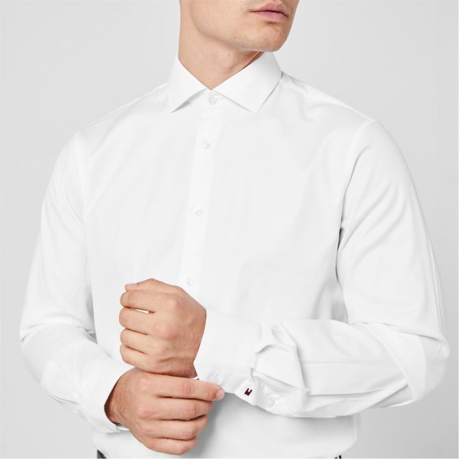 Core Stretch Oxford Slim Shirt Tommy Hilfiger Cut Price - Image 4