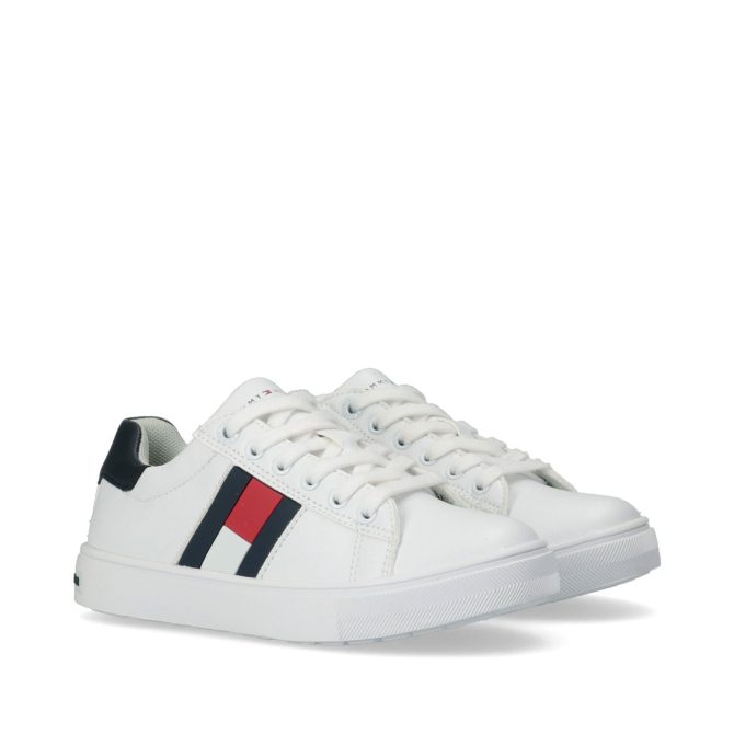 LG Flag Lace Trainers Tommy Hilfiger Cut Price - Image 3