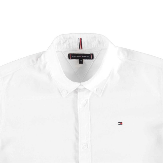 Junior Boys Oxford Shirt Tommy Hilfiger Cut Price - Image 6