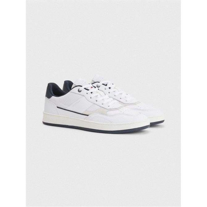 Retro Court Mix Cupsole Trainers Tommy Hilfiger Free Delivery - Image 6