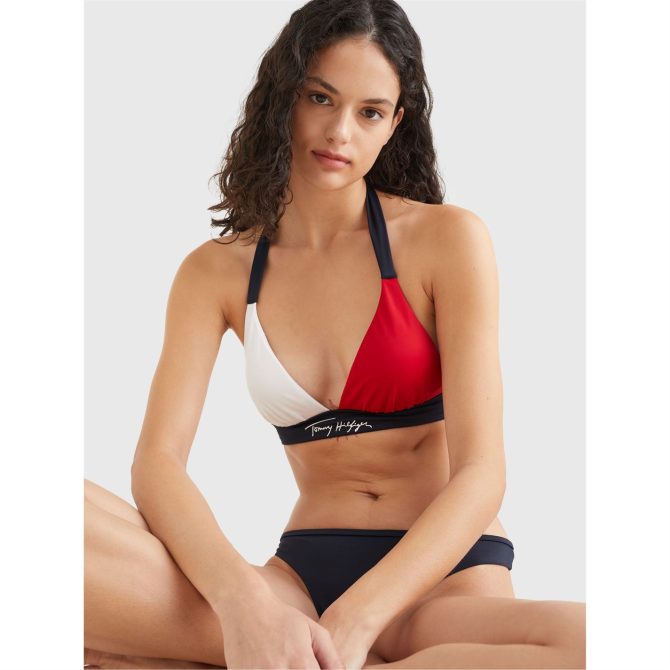 Halterneck Push Up Bikini Top Tommy Bodywear Hot Sell - Image 5