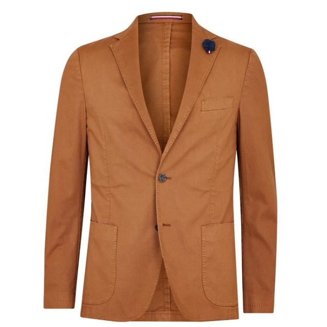 Garment Dyed Rust Jacket Tommy Hilfiger Tailoring Sells Cheap