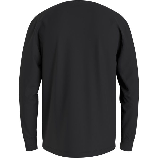 Homespun Long Sleeve T Shirt Tommy Jeans Trend Model - Image 3