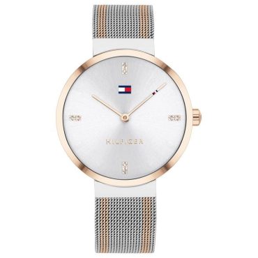 Ladies Two Tone Mesh Watch Tommy Hilfiger Offering Discounts