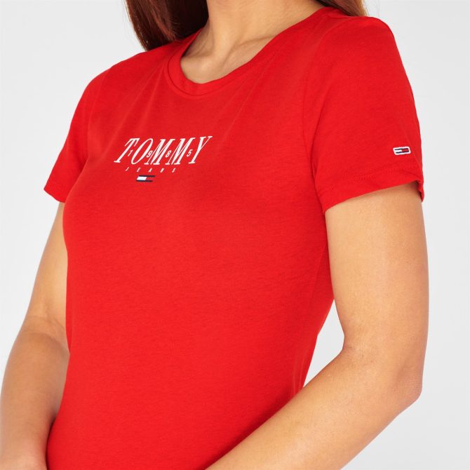 Slim Fit Logo T-shirt Tommy Jeans Cut Price - Image 4
