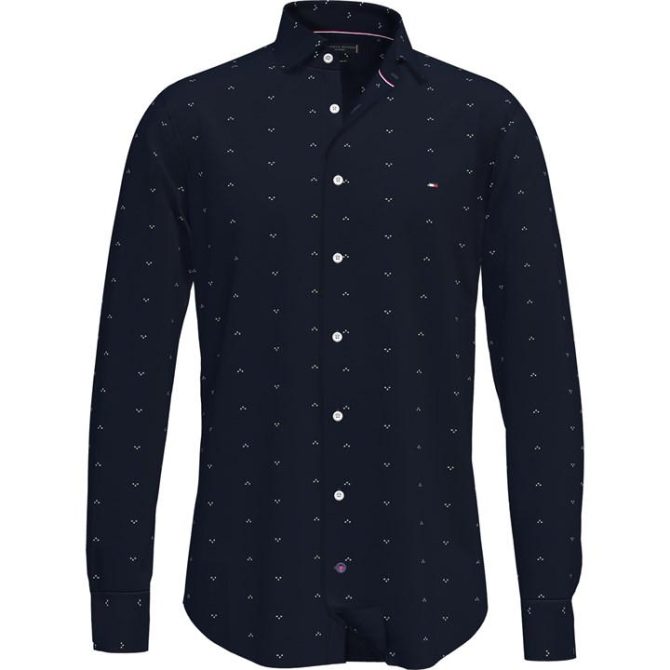 Spaced Out Print Shirt Tommy Hilfiger Tailoring Less Expensive